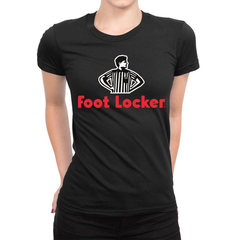 Foot Locker Black Ladies Fitted T-Shirt by RodneyBacon | Artistshot