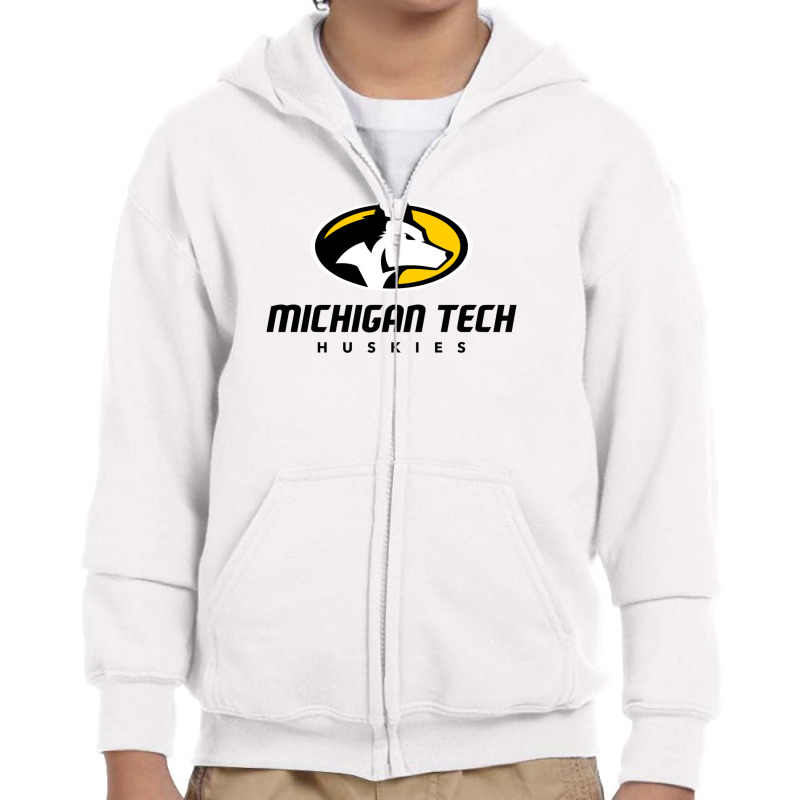 Michigan Tech Huskies Youth Zipper Hoodie | Artistshot