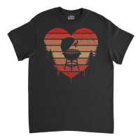 Cute Vintage Heart Bbq Valentine Day Love Gift Ide Classic T-shirt | Artistshot