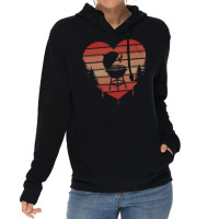 Cute Vintage Heart Bbq Valentine Day Love Gift Ide Lightweight Hoodie | Artistshot