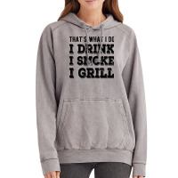 I Drink I Smoke I Grill Texas Bbq Design For Him G Vintage Hoodie | Artistshot