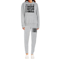 I Drink I Smoke I Grill Texas Bbq Design For Him G Hoodie & Jogger Set | Artistshot