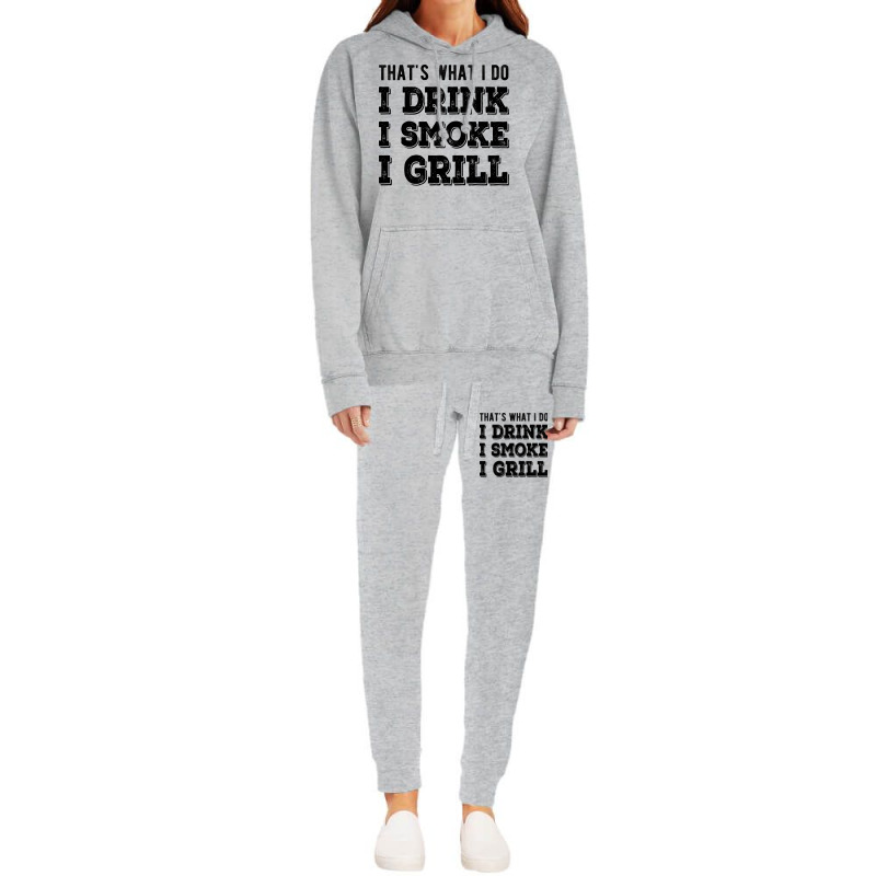 I Drink I Smoke I Grill Texas Bbq Design For Him G Hoodie & Jogger set by strosesimonsf | Artistshot