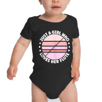 Flute Player Apparel For Flutist Instrument Musici Baby Bodysuit | Artistshot