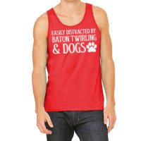 Easily Distracted Red Tank Top | Artistshot