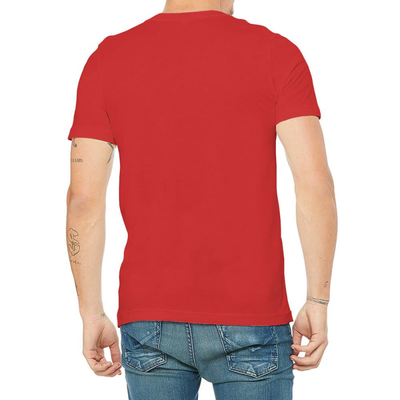 Easily Distracted Red V-Neck Tee by strosesimonsf | Artistshot