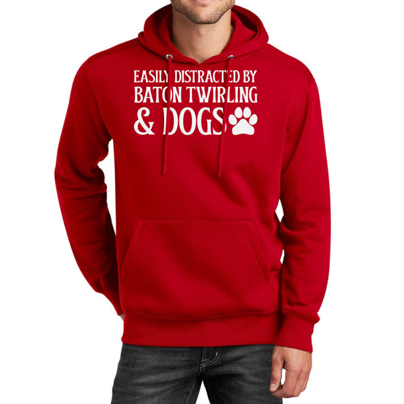 Easily Distracted Red Unisex Hoodie by strosesimonsf | Artistshot