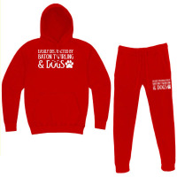 Easily Distracted Red Hoodie & Jogger Set | Artistshot