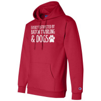 Easily Distracted Red Champion Hoodie | Artistshot