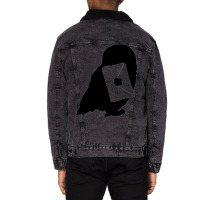 Magic Owl And Letter Silhouette 46 Unisex Sherpa-lined Denim Jacket | Artistshot