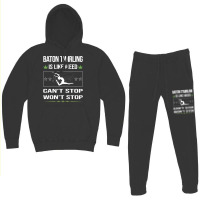 Funny Cant Stop Baton Twirling Twirl Twirler Vinta Hoodie & Jogger Set | Artistshot