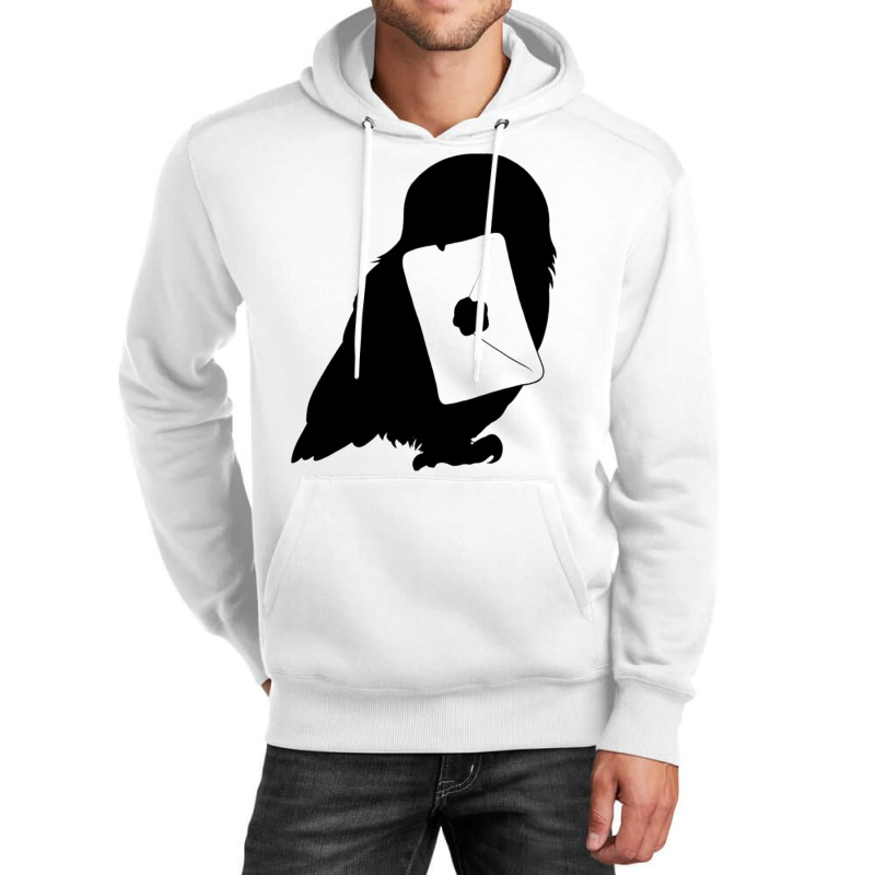 Magic Owl And Letter Silhouette 6 Unisex Hoodie by quillhaileyv | Artistshot