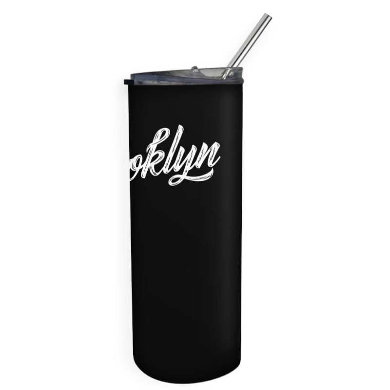 Brooklyn Sweatshirt Skinny Tumbler | Artistshot