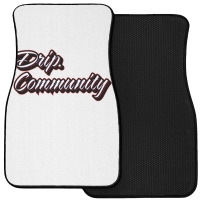 Drip Community (front) Shark (back) Premium T Shir Front Car Mat | Artistshot