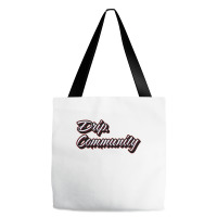 Drip Community (front) Shark (back) Premium T Shir Tote Bags | Artistshot