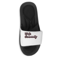 Drip Community (front) Shark (back) Premium T Shir Slide Sandal | Artistshot