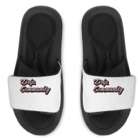 Drip Community (front) Shark (back) Premium T Shir Slide Sandal | Artistshot