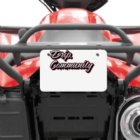 Drip Community (front) Shark (back) Premium T Shir Atv License Plate | Artistshot