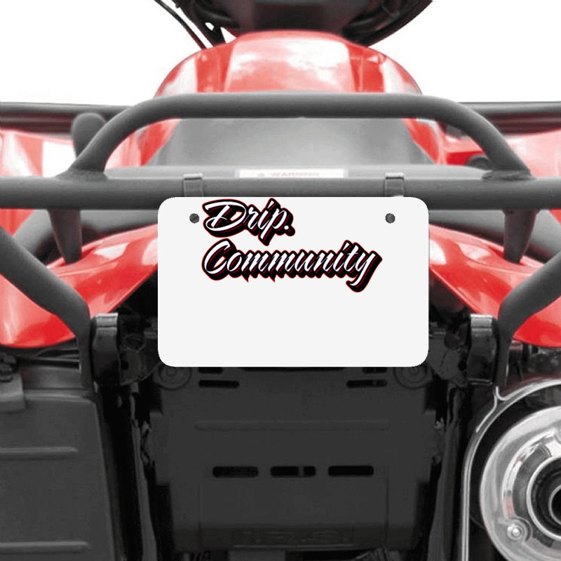 Drip Community (front) Shark (back) Premium T Shir Atv License Plate | Artistshot