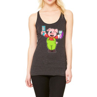 Pig With Comb Razor Boy Racerback Tank | Artistshot