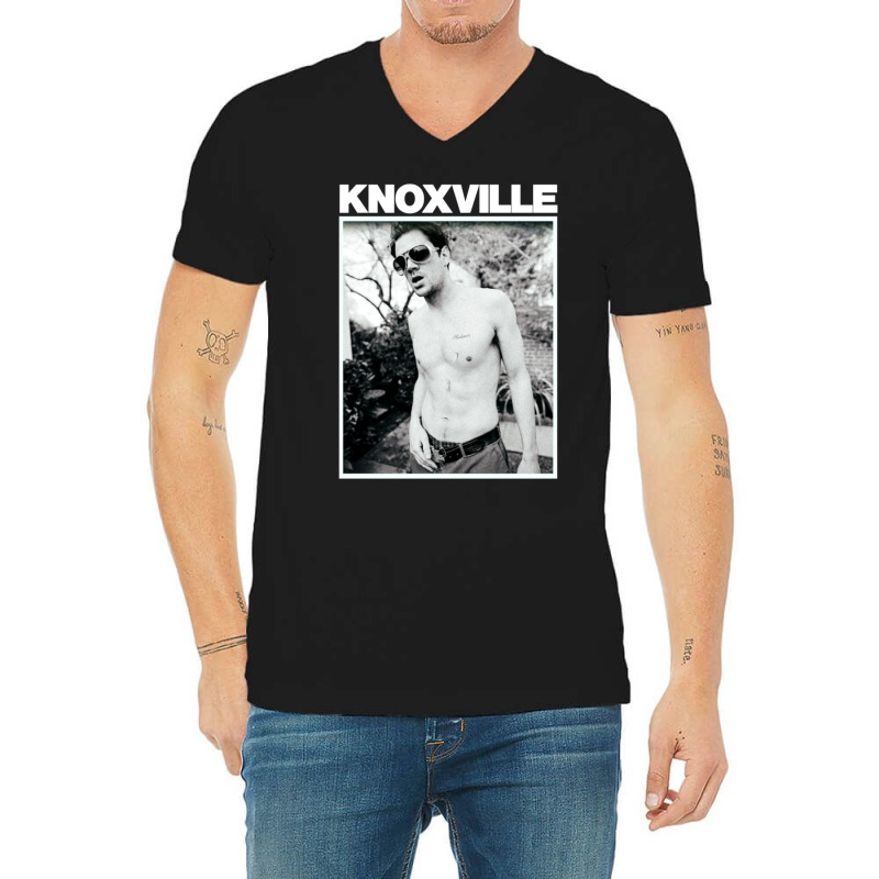 Johnny Knoxville V-Neck Tee by enzormiersh | Artistshot