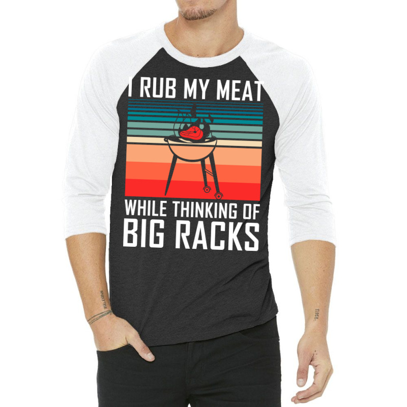 Grill Barbecue Bbq Season Meat Grillmaster Gift Su 3/4 Sleeve Shirt by strosesimonsf | Artistshot