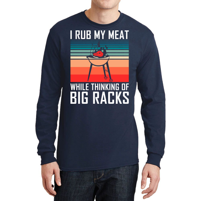 Grill Barbecue Bbq Season Meat Grillmaster Gift Su Long Sleeve Shirts by strosesimonsf | Artistshot