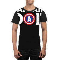 Captain Dad Fathers Shirt American Flag Graphic T-shirt | Artistshot