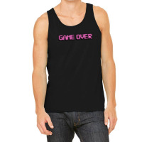 Game Over Video Game - Light Pink Text 1 Tank Top | Artistshot