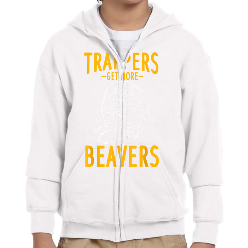 Trapper Trapping Hunter T Shirt Youth Zipper Hoodie | Artistshot