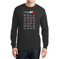 Calendar Formula Race Cars 2023 Circuits Colors Long Sleeve Shirts | Artistshot