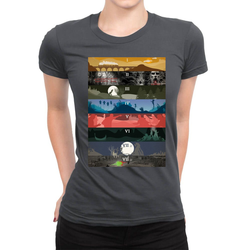 Many Stages 15 Ladies Fitted T-Shirt by russomongonn | Artistshot