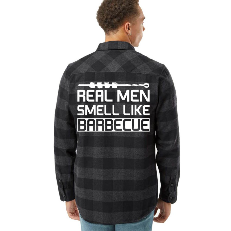 Real Men Smell Like Barbecue Aesthetic Flannel Shirt by strosesimonsf | Artistshot