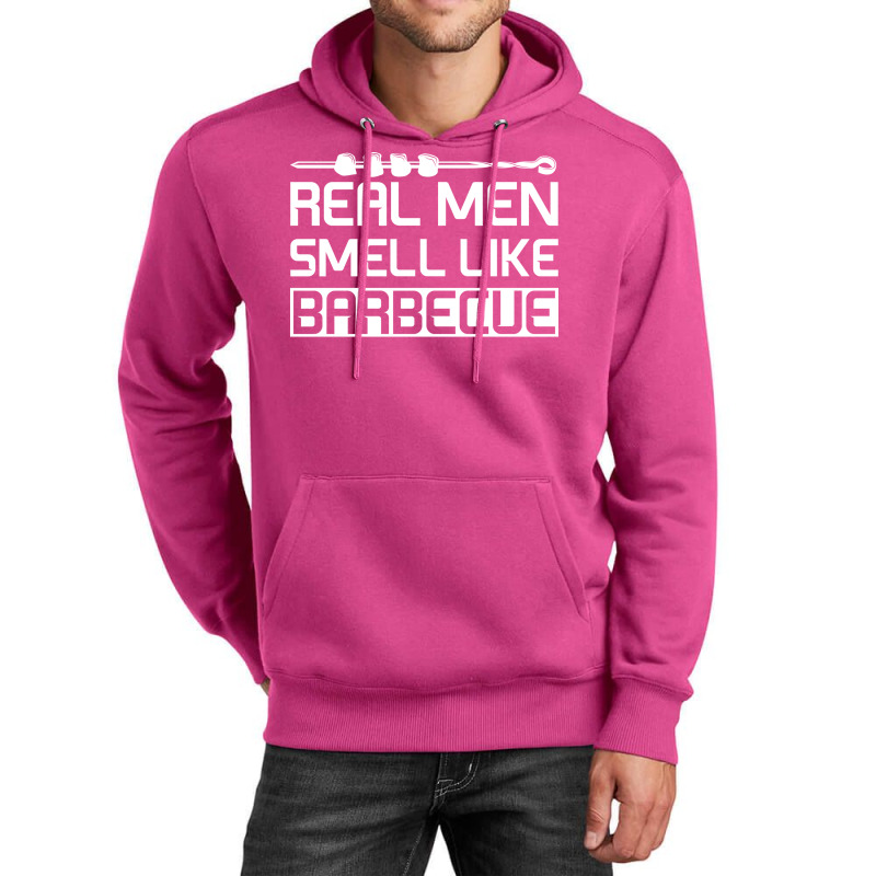 Real Men Smell Like Barbecue Aesthetic Unisex Hoodie by strosesimonsf | Artistshot