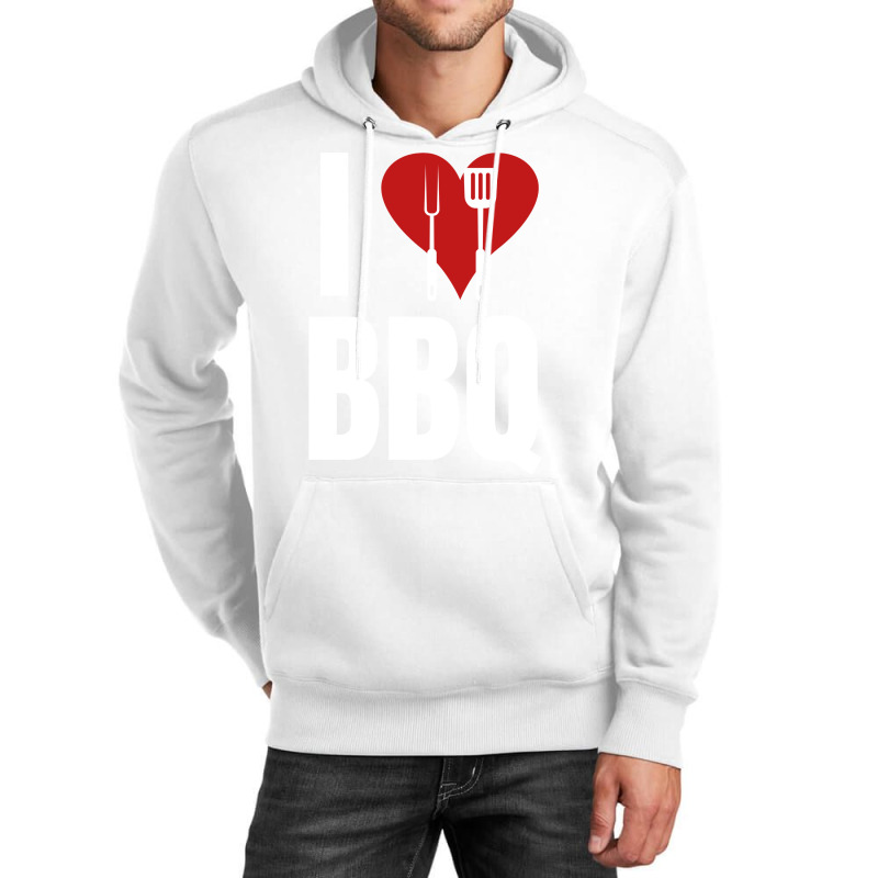 I Love Bbq Bbq Grill Unisex Hoodie by strosesimonsf | Artistshot