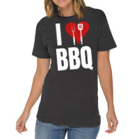 I Love Bbq Bbq Grill Vintage T-shirt | Artistshot