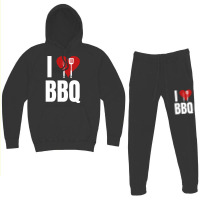 I Love Bbq Bbq Grill Hoodie & Jogger Set | Artistshot