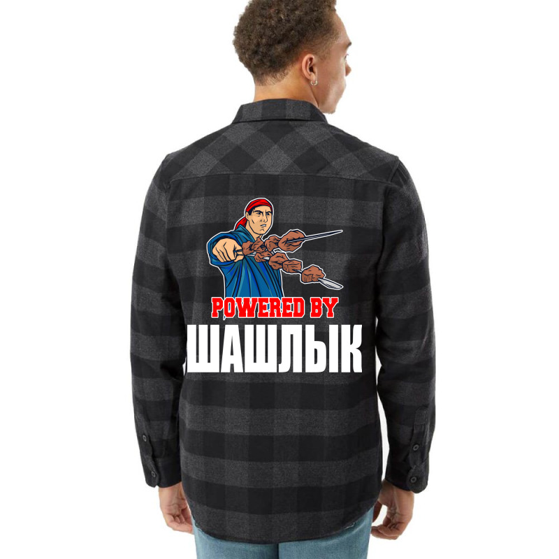 Shashlik Kebap Bbq Grill Schaschlik Russian Russia Flannel Shirt by strosesimonsf | Artistshot