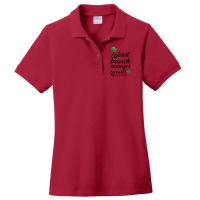 Luckiest Branch Manager On Earth Girl Ladies Polo Shirt | Artistshot