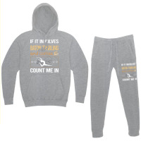 If It Involves Coffee Baton Twirling Twirl Twirler Hoodie & Jogger Set | Artistshot