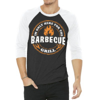 Im Only Here For Bbq 70s 3/4 Sleeve Shirt | Artistshot