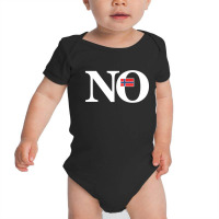 Norway Flag And Country Initials Baby Bodysuit | Artistshot