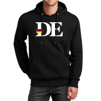 Germany Flag And Country Initials Unisex Hoodie | Artistshot