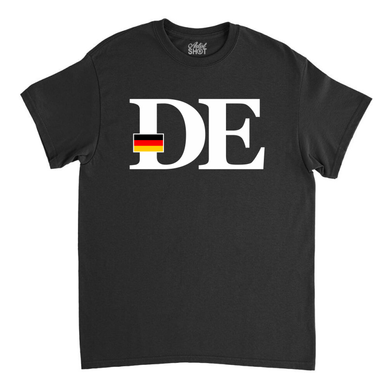 Germany Flag And Country Initials Classic T-shirt by cidolopez | Artistshot