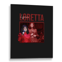 Loretta Red Rip Metal Print Vertical | Artistshot