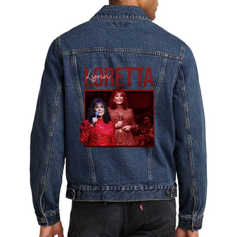 Loretta Red Rip Men Denim Jacket | Artistshot