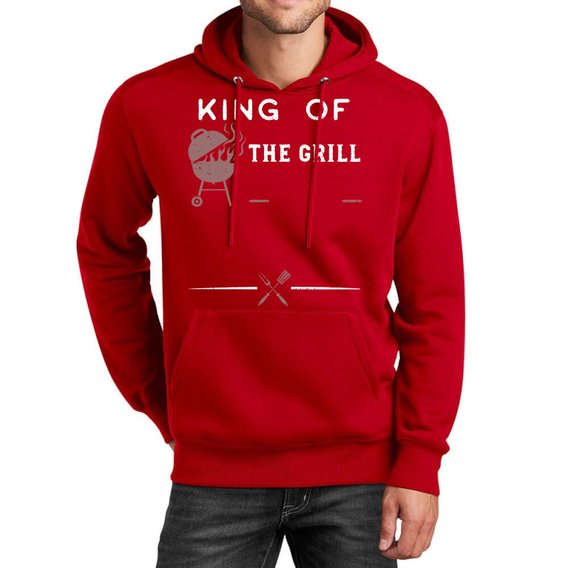 King Of The Grill Yellow Unisex Hoodie by strosesimonsf | Artistshot