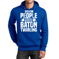 Less People More Baton Twirling Stars Unisex Hoodie | Artistshot