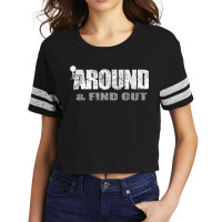 Fuck Around And Find Out Men Funny Christmas Holid Scorecard Crop Tee | Artistshot