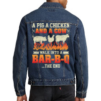 Bbq A Short Story Men Denim Jacket | Artistshot